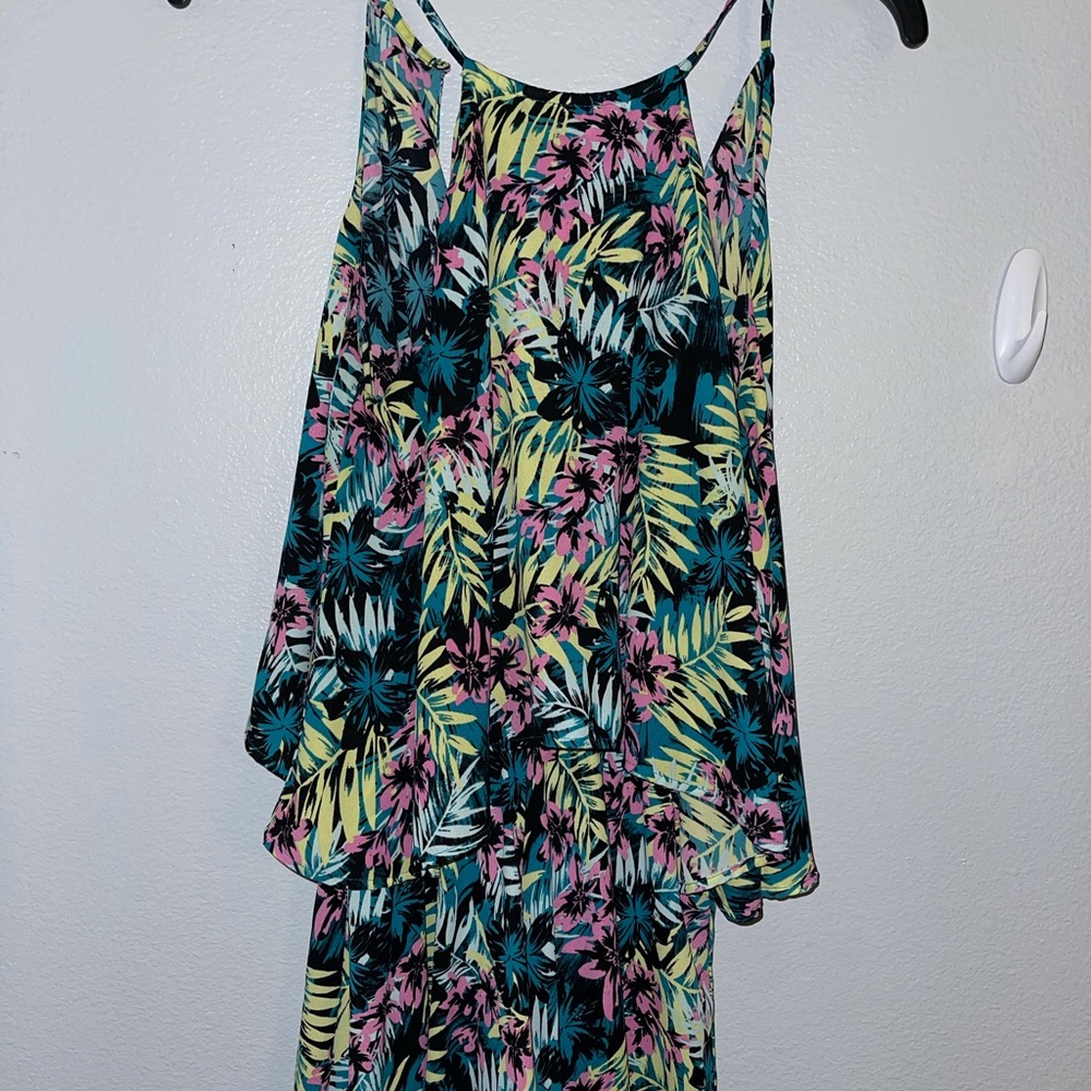 Flower Print Romper